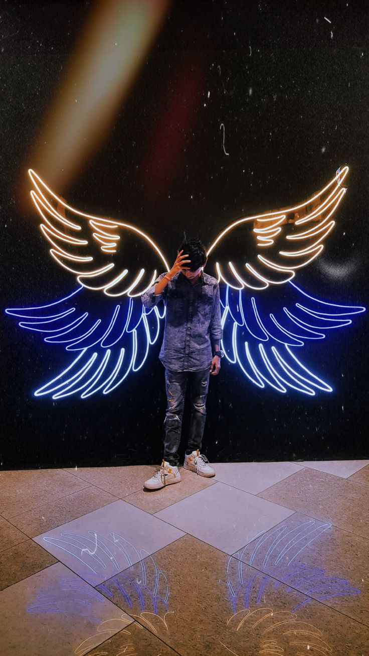 Jazzy Neon Wings