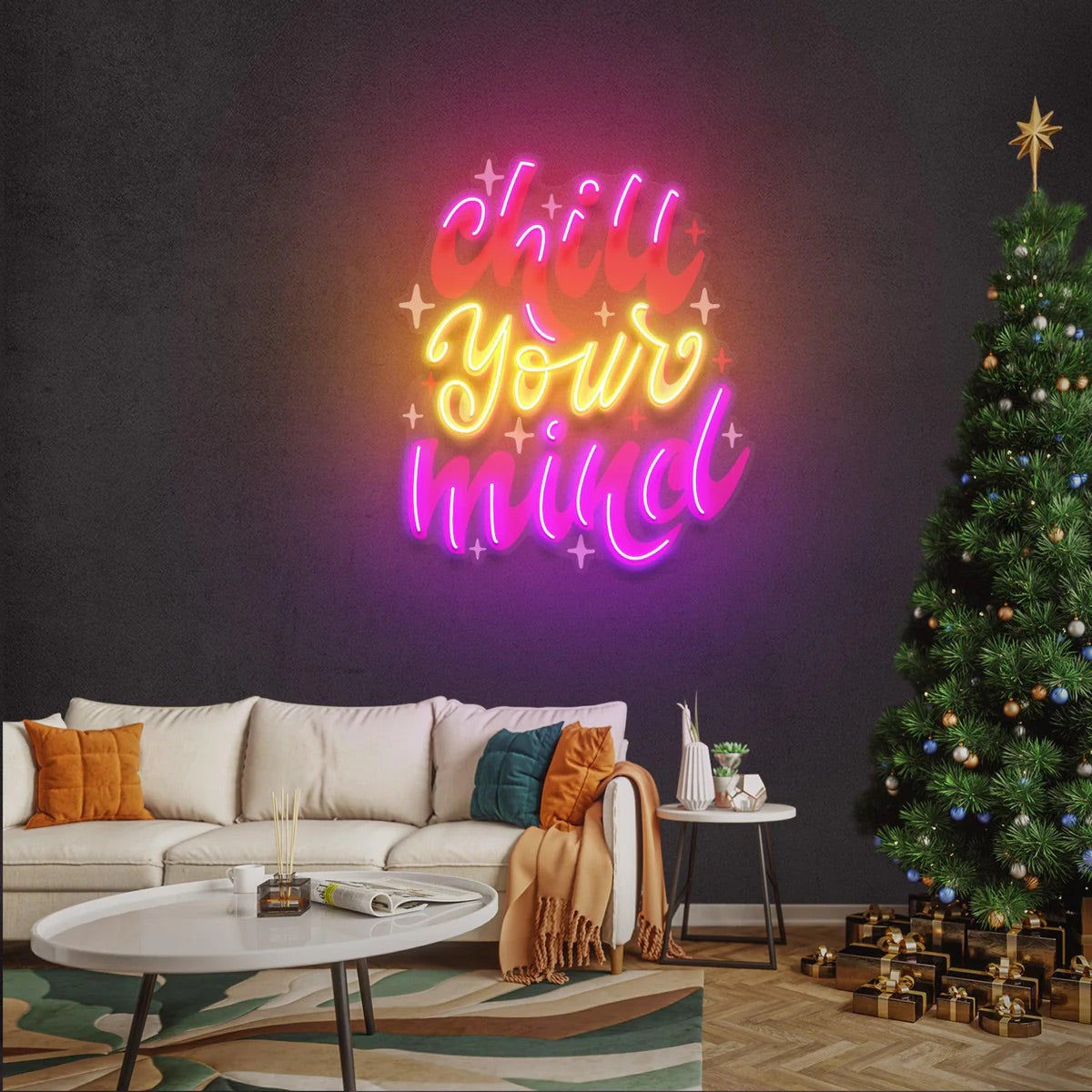 Chill Your Mind Led Neon Acrylic Artwork
