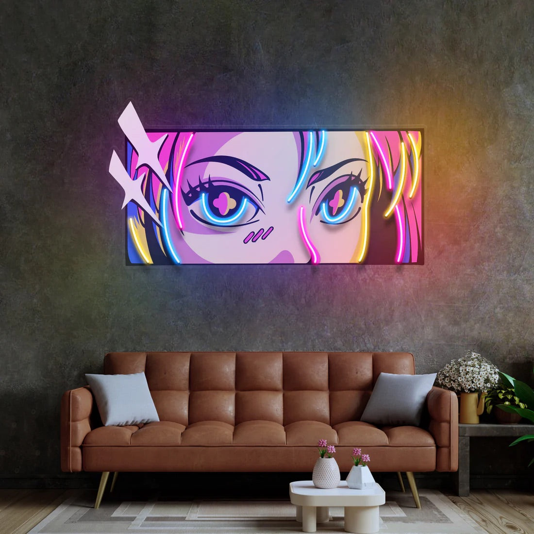 Passionate Eyes Sign Light Pop Art