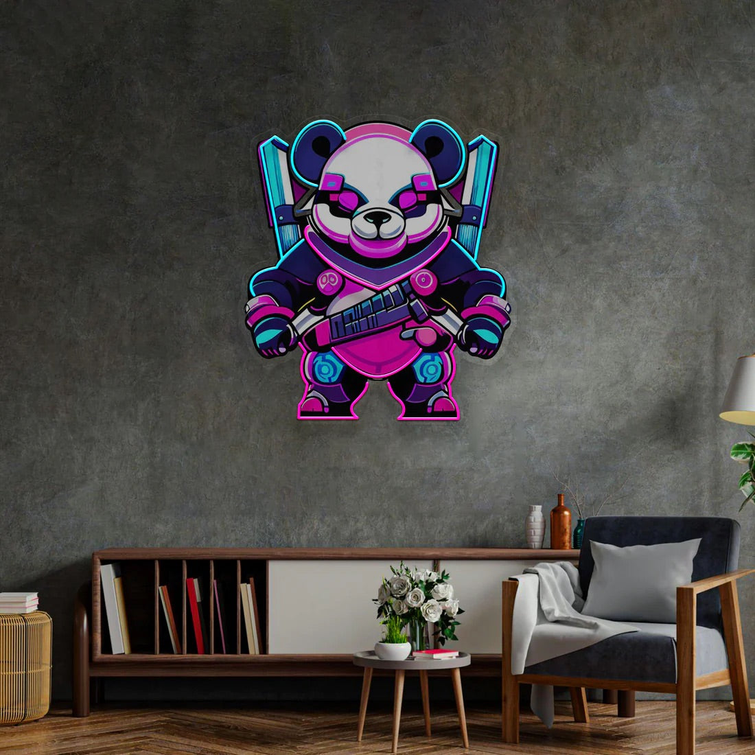 Panda Warrior Pop Art