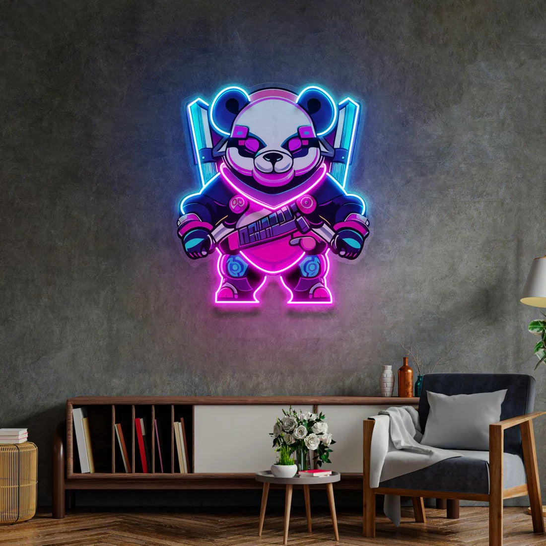 Panda Warrior Pop Art