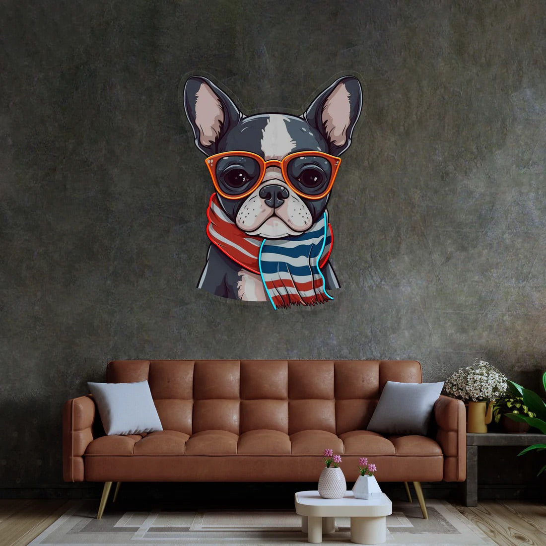Dog Glass Pop Art