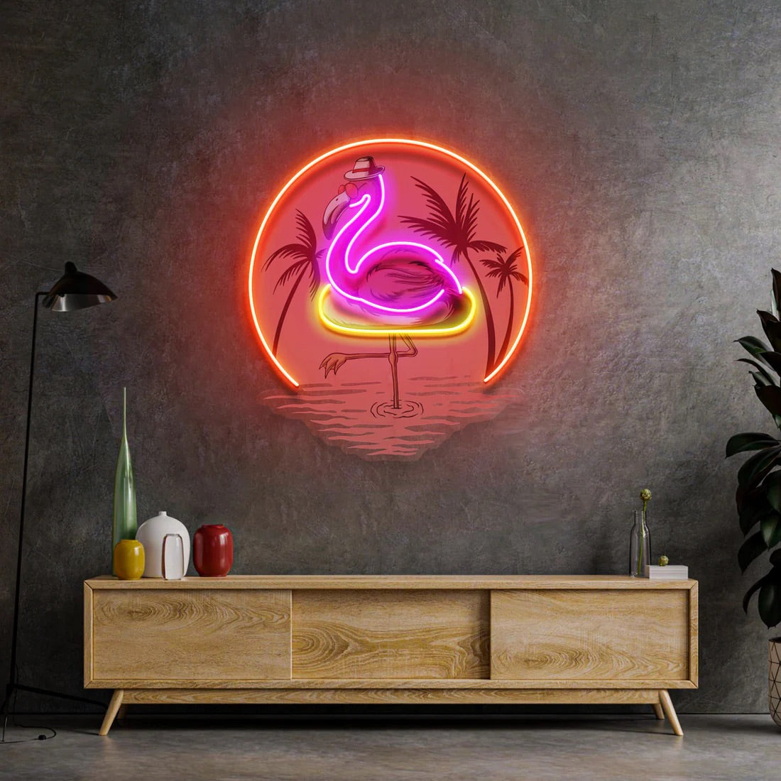 Flamingo Pop Art