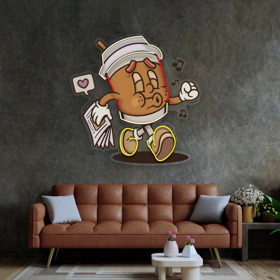 Coffee Cup Retro Pop Art