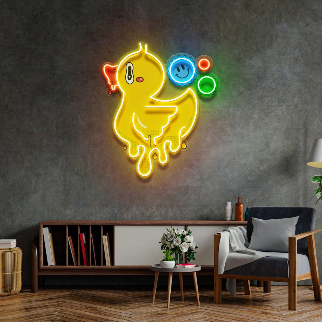 Happy Little Duck Pop Art