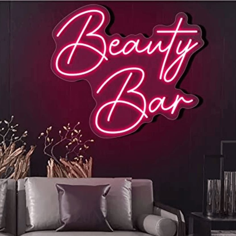 Beauty Bar | Neon for beauty parlour - Makkar & Brothers
