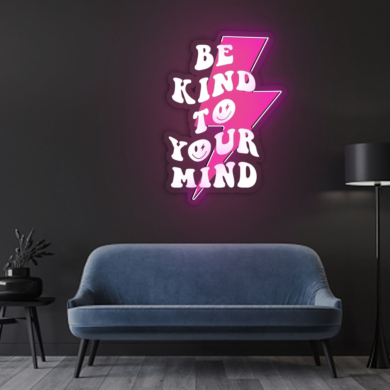 Be Kind to Your Mind Neon Artwork