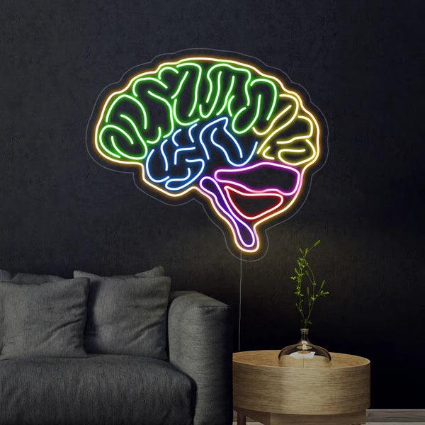 Brain Neon Sign - Makkar & Brothers