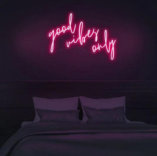 Good Vibes Only Neon Sign - Makkar & Brothers