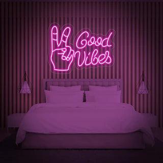 Good Vibes Neon Sign - Makkar & Brothers