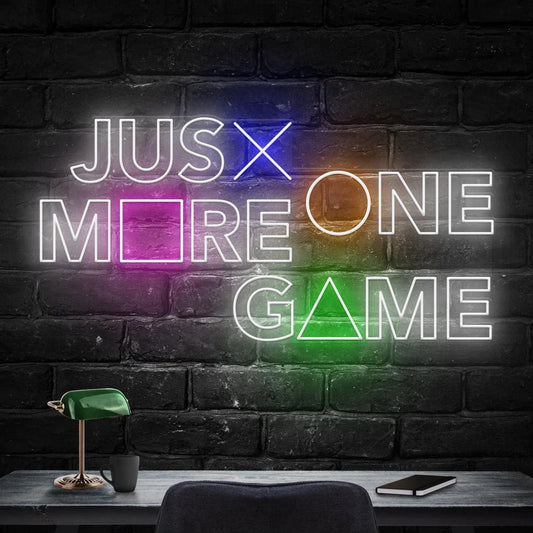 Just One More Game-2 Neon Sign