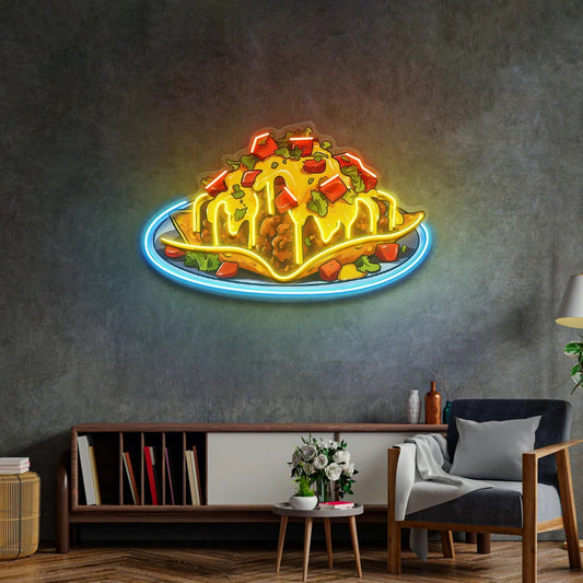 Chili Cheese Nachos Pop Art