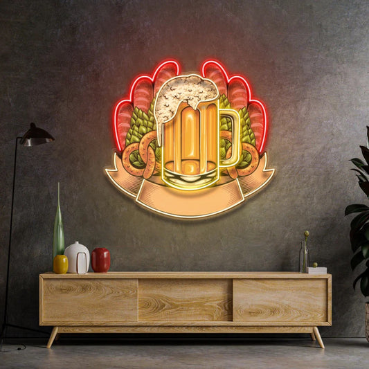 Beer Mug Pop Art
