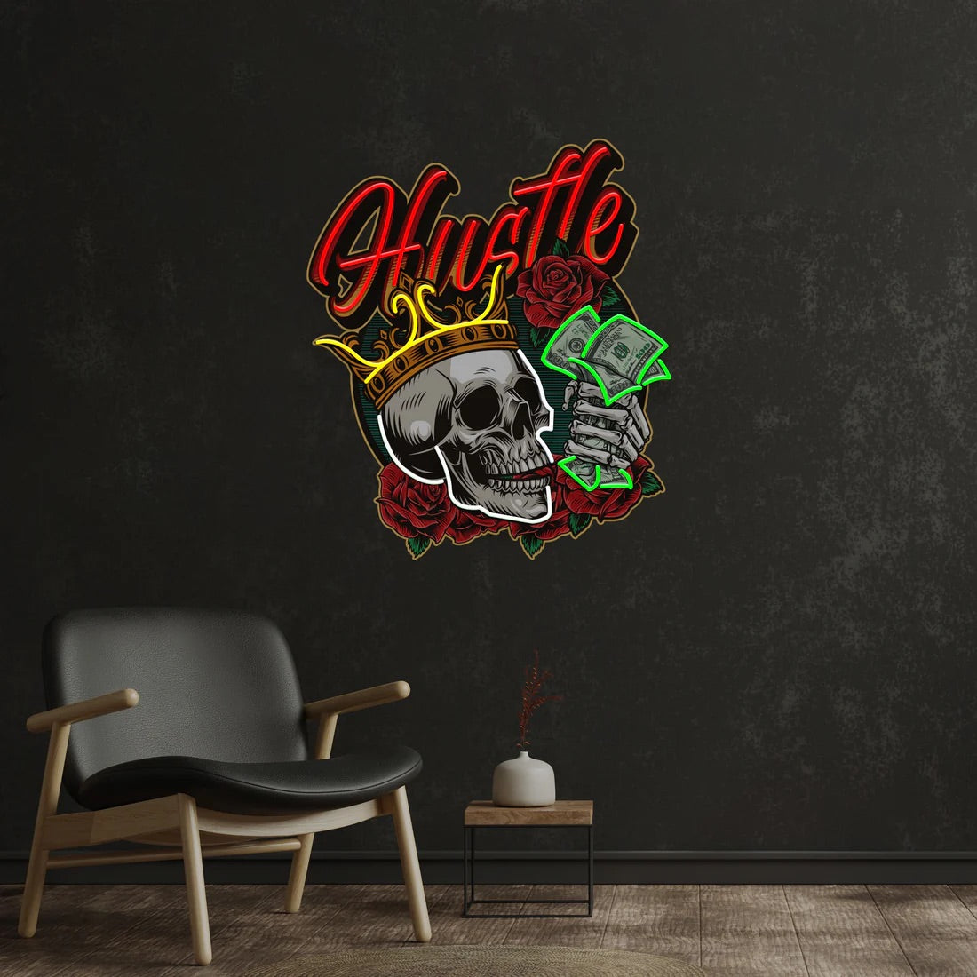 Rich Skull Pop Art