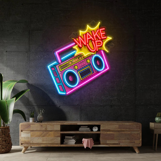 Retro Radio Acrylic Artwork