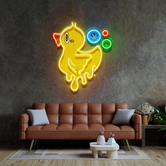 Happy Little Duck Pop Art