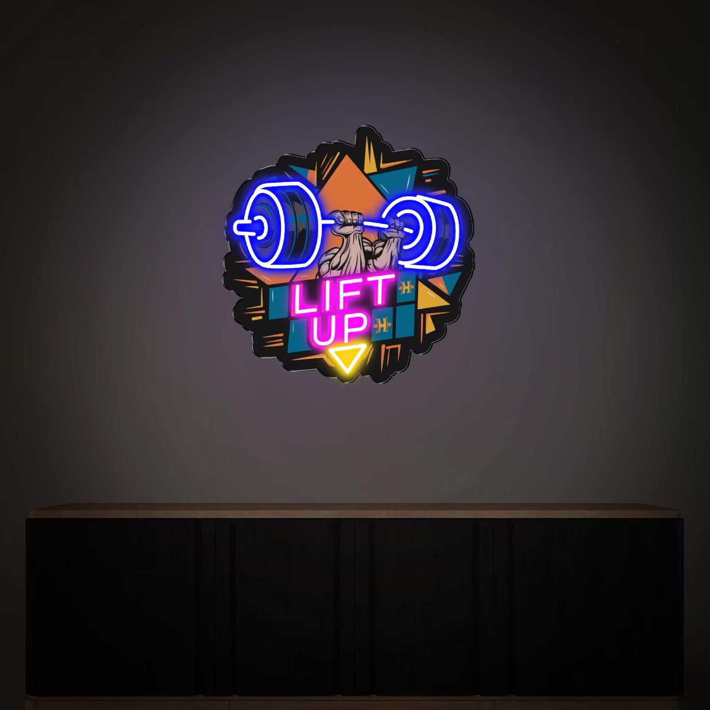 Lift Up Pop Art Neon