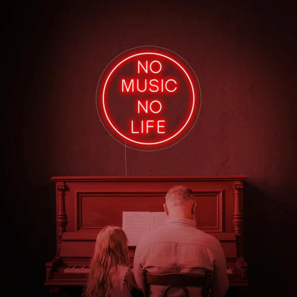 No Music No Life Neon Sign - Makkar & Brothers
