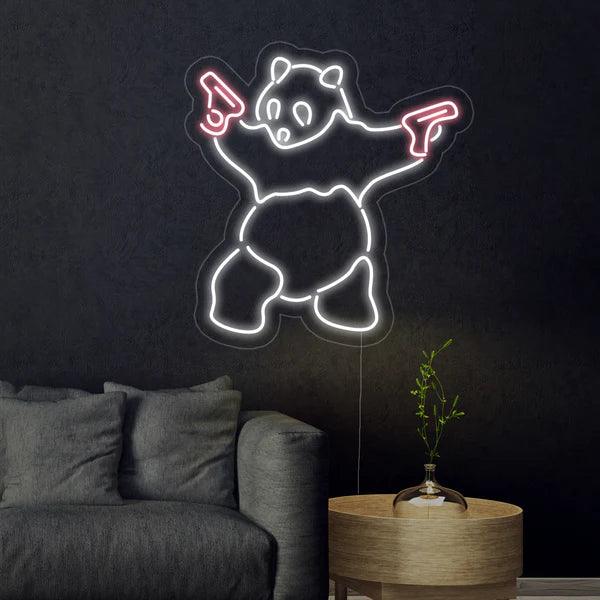 Panda Neon Sign - Makkar & Brothers