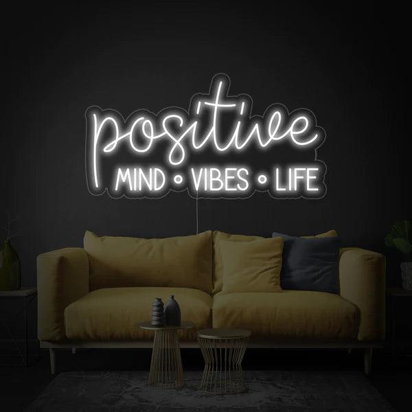 Positiive Vibes Neon Sign - Makkar & Brothers