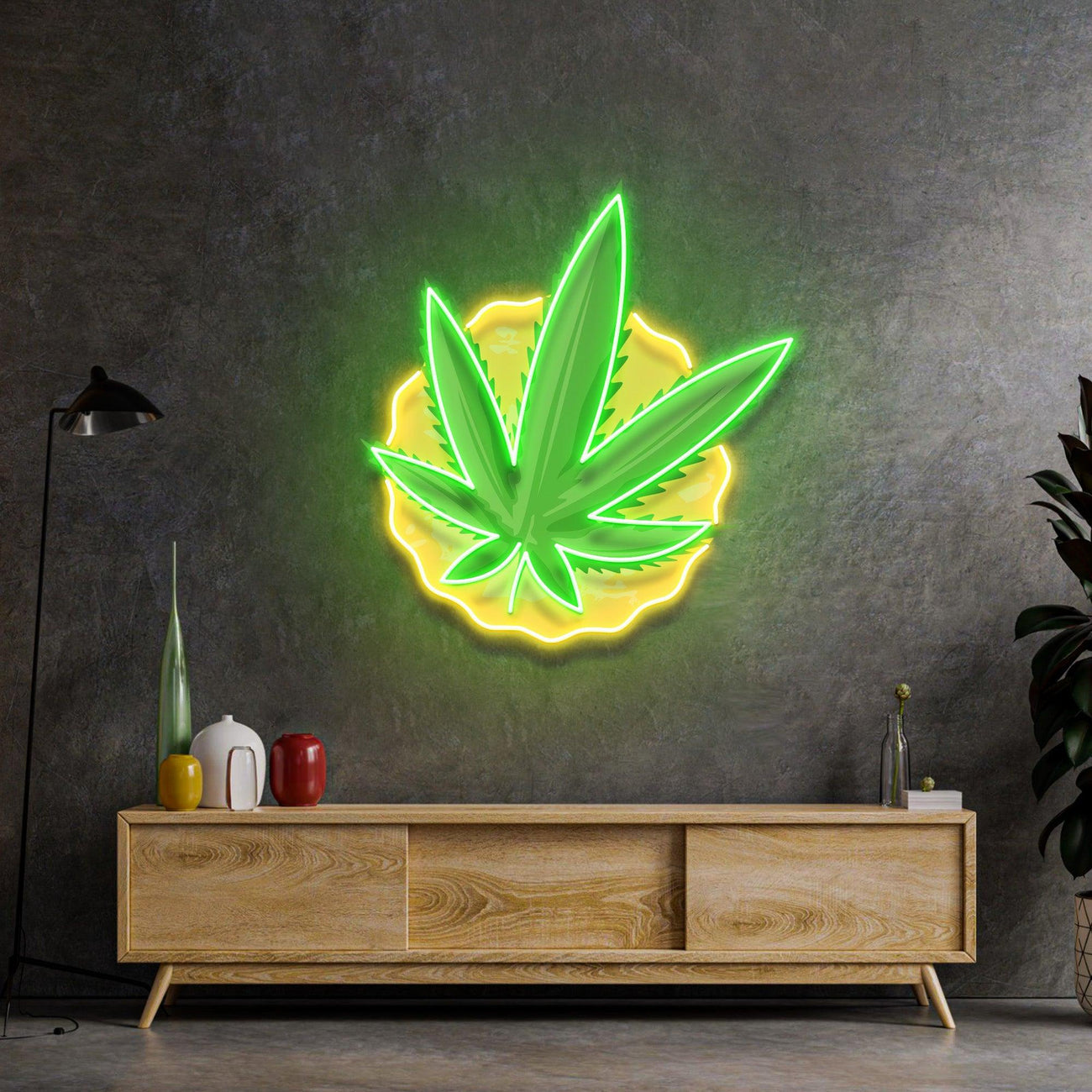 Cool Weed Led Neon Acrylic Artwork