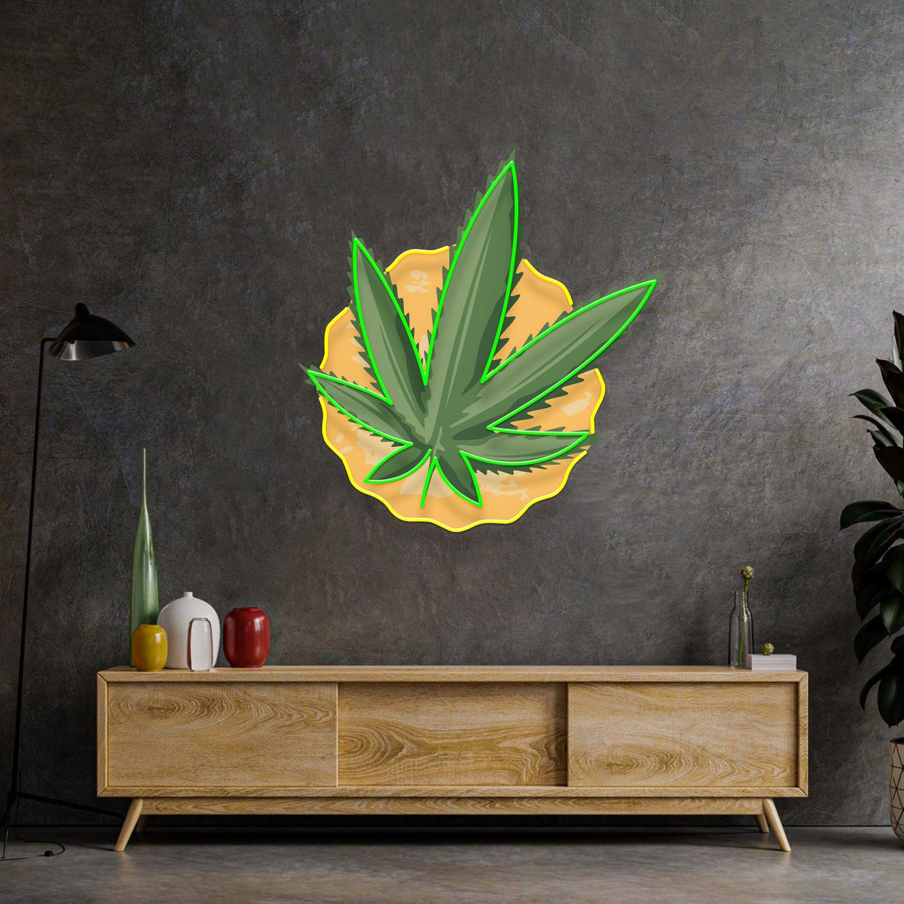 Cool Weed Led Neon Acrylic Artwork