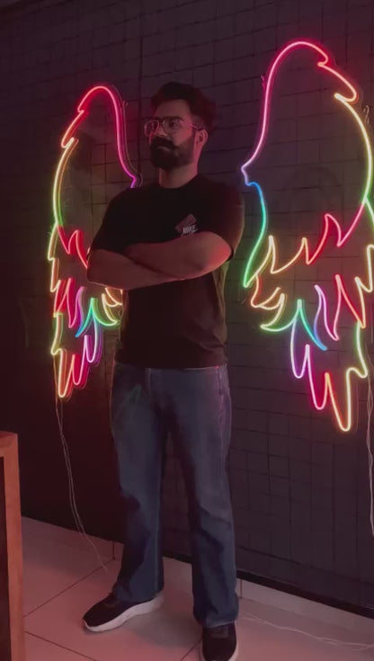 Running Lights Neon Wings