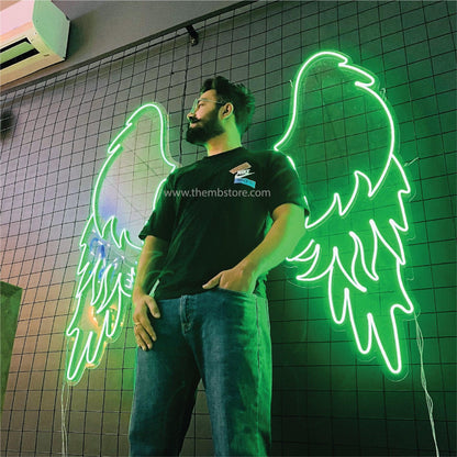 Angel Wings Neon Sign - Makkar & Brothers