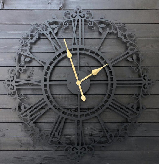 flowery Decorative Clock
