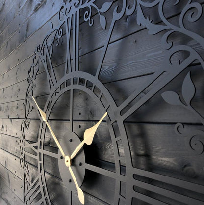 flowery Decorative Clock