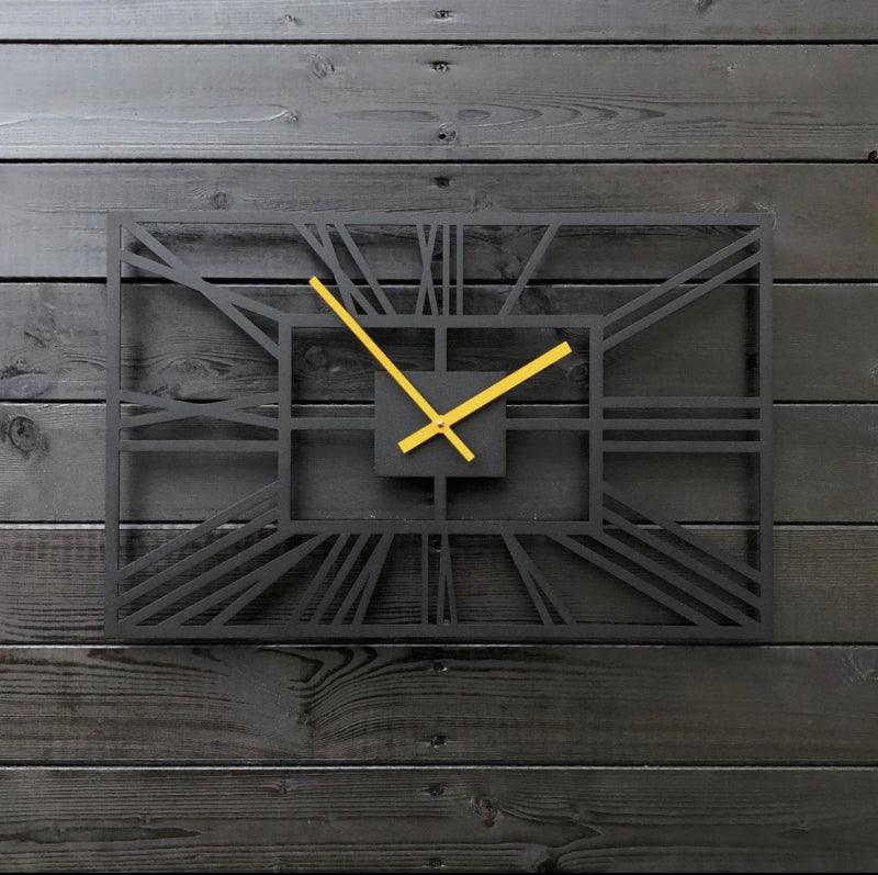black rectangular clock
