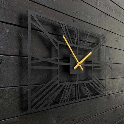 black rectangular clock