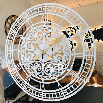 Floral Wall Clock