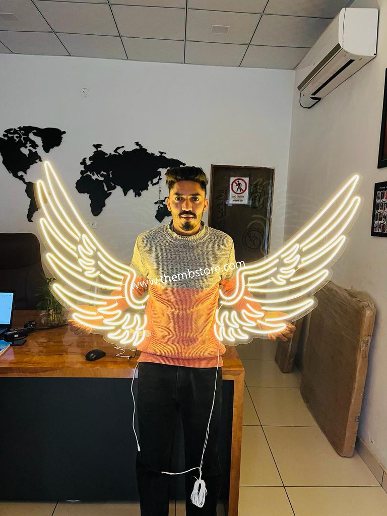 Single Color Neon Wings