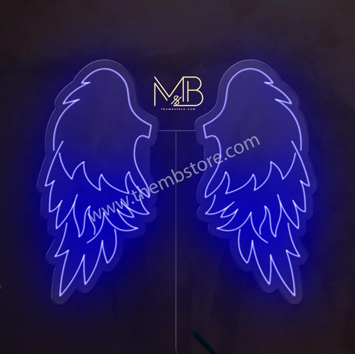Angel Neon Wings 48 x 48 inches