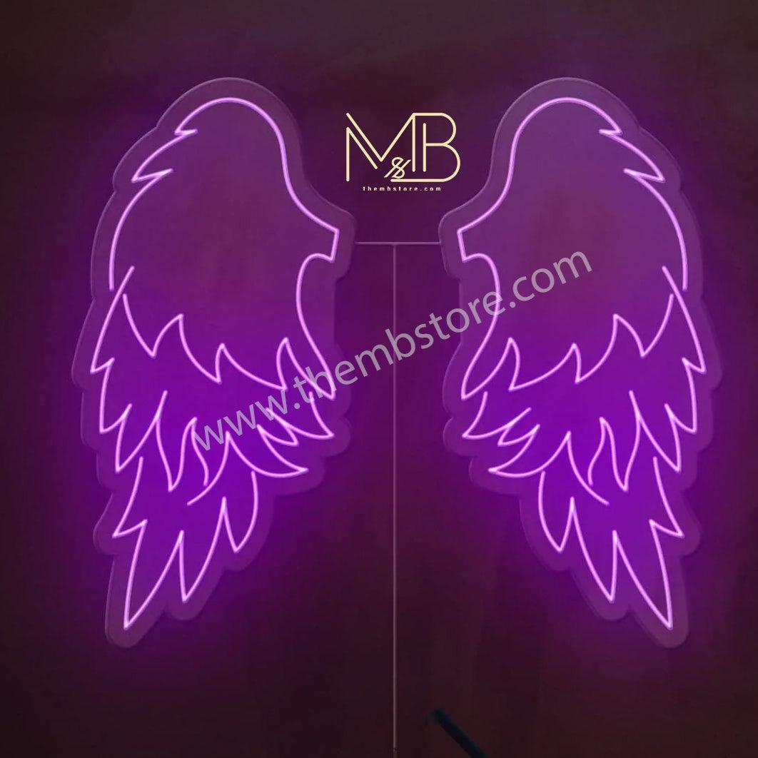 Angel Neon Wings 48 x 48 inches