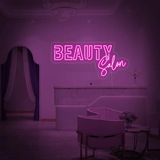 Beauty Saloon Neon Sign - Makkar & Brothers