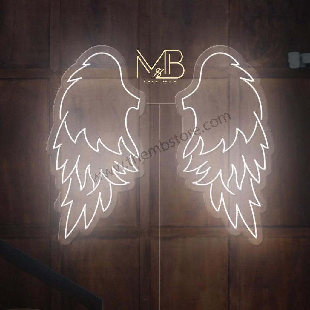 Angel Neon Wings 48 x 48 inches