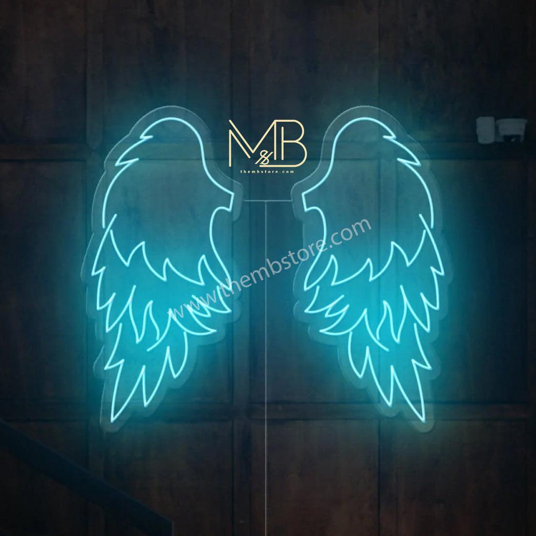 Angel Neon Wings 48 x 48 inches