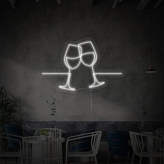 Wine Glass Neon Sign