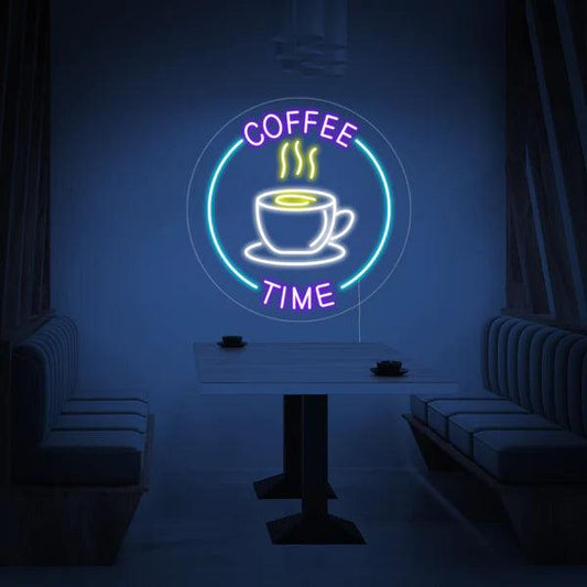 Coffee Time Neon Sign - Makkar & Brothers