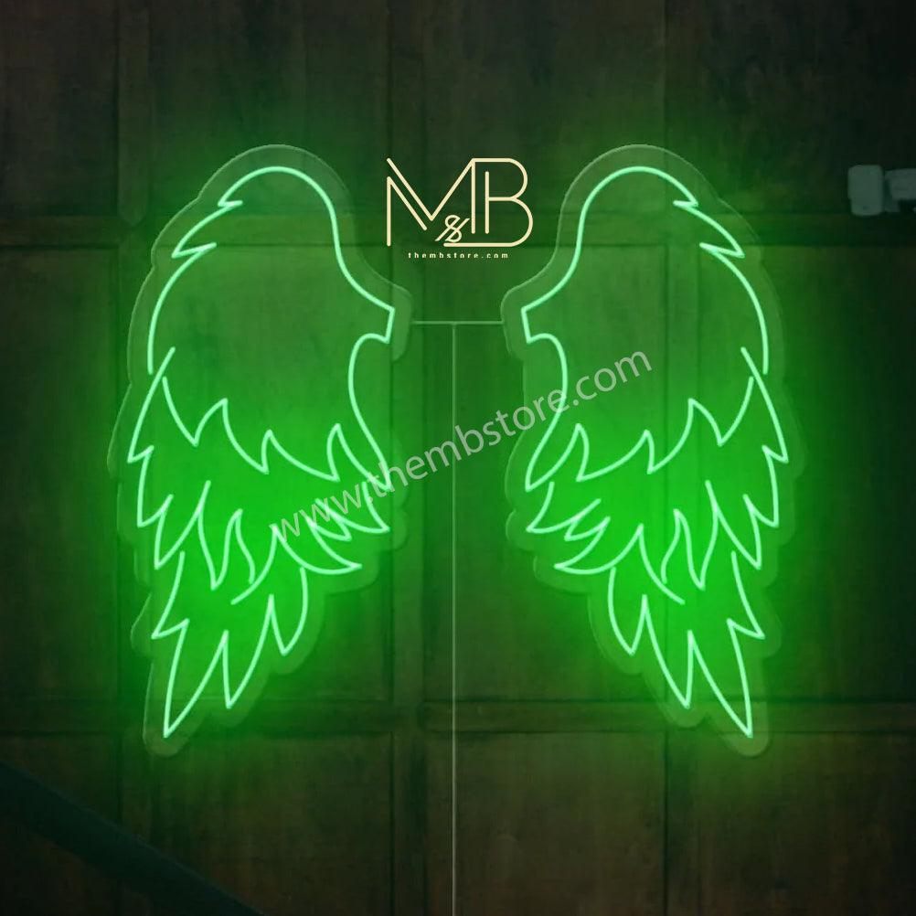 Angel Neon Wings 48 x 48 inches