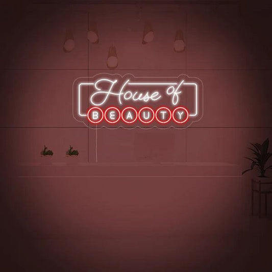 House of Beauty Neon Sign - Makkar & Brothers