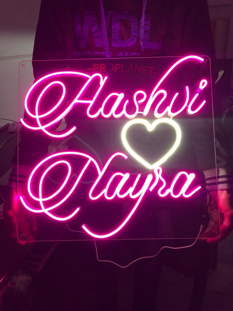 Couple Name neon Sign