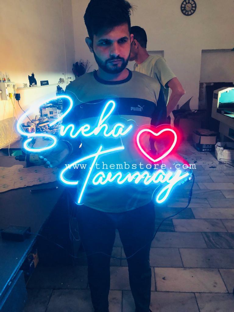 Couple Name neon Sign