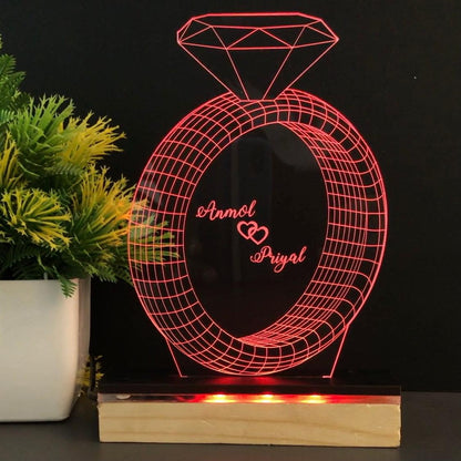 Customisabel Ring Illusion Lamp 