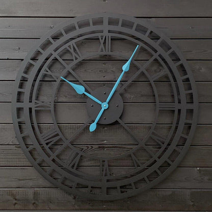 Ice blue Analog wall clock