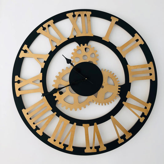 Vintage Golden Clock - Makkar & Brothers