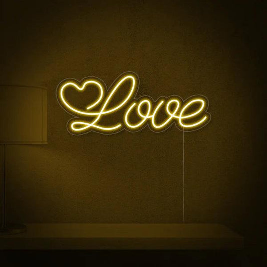 Love Word Neon Sign - Makkar & Brothers