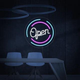 Open Neon Sign - Makkar & Brothers